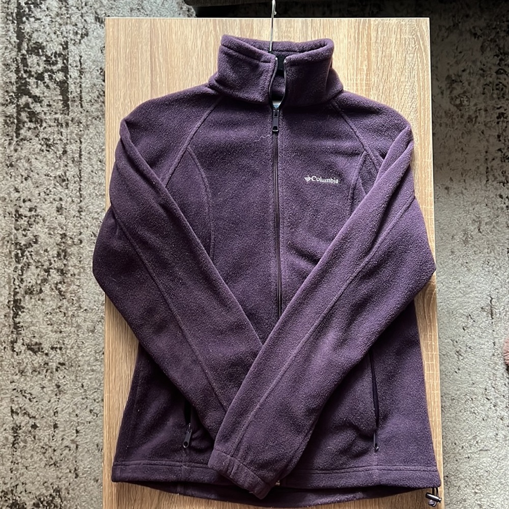 Columbia Purple Zip Up Fleece